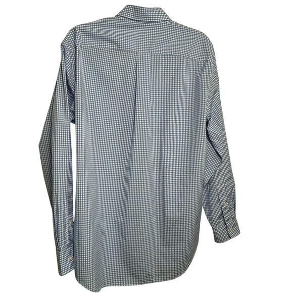 Vineyard Vines Classic Fit Whale Shirt Men's SIZE M Blue Gingham Preppy Classic - Picture 8 of 11